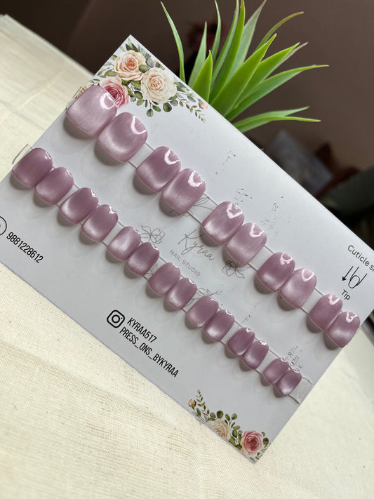 Nude Glossy Press-On Nails